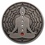 2021 Cameroon 2 oz Silver Antique Chakra; Muladhara